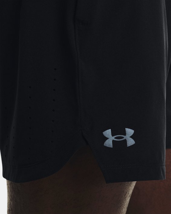 Men's UA Speedpocket Vent Shorts in Black image number 6